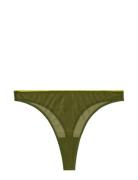 Understatement Underwear Mesh Thong Grön
