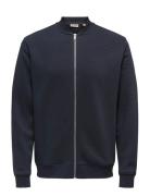 ONLY & SONS Onsceres Reg Zip Bomber Jck Noos Svart