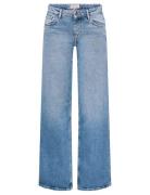ONLY Onljuicy Lw Wide Leg Dnm Rea365 Noos Blå