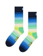 Happy Socks Gradient Stripe Sock Marinblå