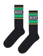 Happy Socks Blizz Sneaker Sock Svart
