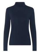 Soaked In Luxury Slhanadi Rollneck Ls Marinblå