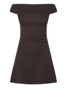 Mango Strapless Dress Brun