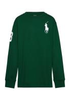 Ralph Lauren Kids Big Pony Cotton Jersey Tee Grön