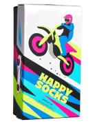 Happy Socks 3-Pack Fast Sports Socks Gift Set Grå