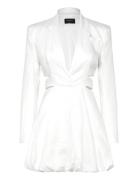 Bardot Sintra Linen Blazer Dress Vit