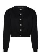 ROTATE Birger Christensen Firm Knit Cardigan Svart