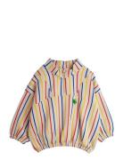 Mini Rodini Clover Emb Half Zip Sweatshirt Multi/patterned