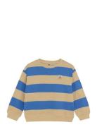 Daily 7 Over D Sweater Big Stripe Multi/patterned