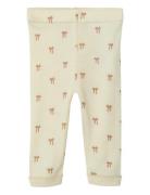 Lil'Atelier Nbfnalu Wo/Mo Slim Legging Lil Noos Kräm