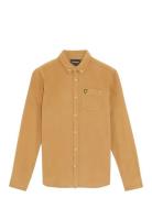 Lyle & Scott Needle Cord Shirt Beige