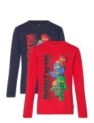 LEGO Kidswear Lwtaffy 618 - 2Pack T-Shirt Ls Röd