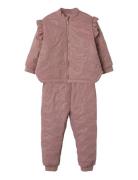 Name It Nmfmoon Quilt Set Glitter Fo Rosa