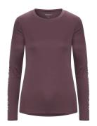 Röhnisch Team Logo Long Sleeve Burgundy