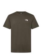 The North Face M S/S Simple Dome Tee Brun