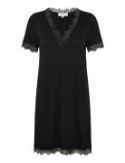 Rosemunde Rhbiarritz Ss Night Dress Svart