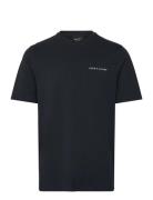 Lyle & Scott Script T-Shirt Marinblå