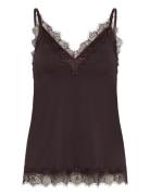 Rosemunde Rwbillie Lace Strap Top Brun