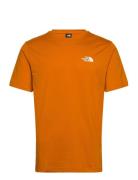 The North Face M S/S Simple Dome Tee Orange