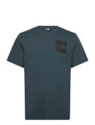 The North Face M Ss Fine Tee Marinblå