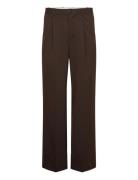 Weekday Uno Loose Suit Trousers Brun