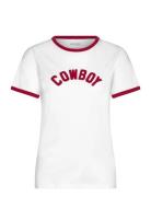 Wrangler Ringer Tee Vit