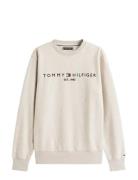 Tommy Hilfiger Tommy Logo Sweatshirt Kräm