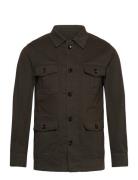Oscar Jacobson Safari Shirt Jacket Grön