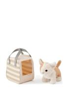 Kid's Concept Cat And Carrier Bag Kid's Hub Beige