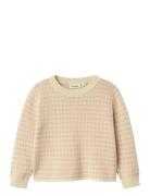 Lil'Atelier Nmfnadie Ls Loose Knit Lil Rosa
