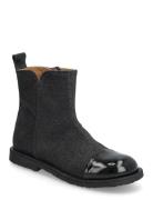 ANGULUS Booties - Flat - With Zipper Svart
