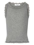 Rosemunde Kids Rkbalta Sl Short Lace Top Grå