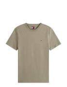 Tommy Jeans Tjm Xslim Jaspe Htr Tee Ext Khaki Green