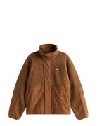 Tommy Jeans Tjm Essentl Mix Teddy Jacket Ext Brun