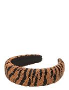 Becksöndergaard Tigarea Wide Beaded Hairbrace Multi/patterned