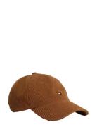 Tommy Hilfiger Th Flag 6 Panel Cord Cap Brun
