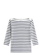 Tommy Hilfiger Slim Cody Boat-Nk 3/4Slv Marinblå