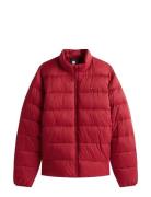 Tommy Hilfiger Mid Weight Stand Collar Jkt Röd