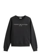 Tommy Hilfiger Mdrn Reg Corp Logo C-Nk Swtshrt Svart