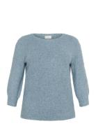 Kaffe Curve Kcletty Pullover Blå