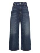 Polo Ralph Lauren High-Rise Wide-Leg Crop Jean Marinblå