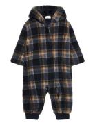 Minymo Suit Teddy W. Lining Blå