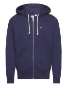 Levi's® The Original Hm Zip Up Navy Bl Blå
