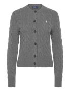 Polo Ralph Lauren Cable-Knit Wool-Cashmere Cardigan Grå