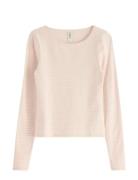 Lindex Top Pyjama Long Sleeve Jersey Rosa