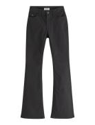 Lindex Trousers Denim Freja Black Poc Svart
