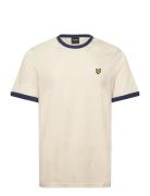 Lyle & Scott Ringer T-Shirt Kräm
