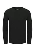 Jack & J S Jjeorganic Basic Tee Ls O-Neck Noos Svart