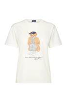 Polo Ralph Lauren Polo Bear Cotton Jersey Tee Vit