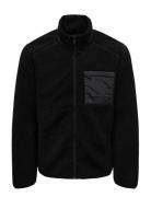 ONLY & SONS Onsdallas Life Sherpa Jacket Otw Vd Svart